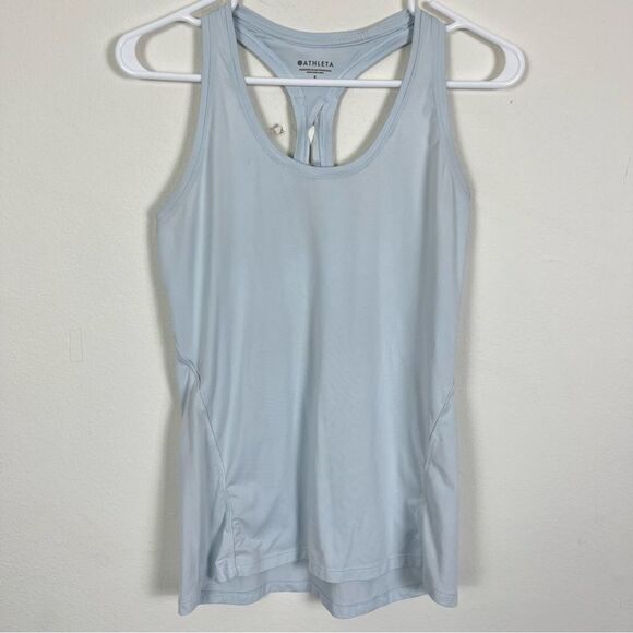 Athleta Light Blue Workout Tank Top- Size Small - Picture 1 of 3